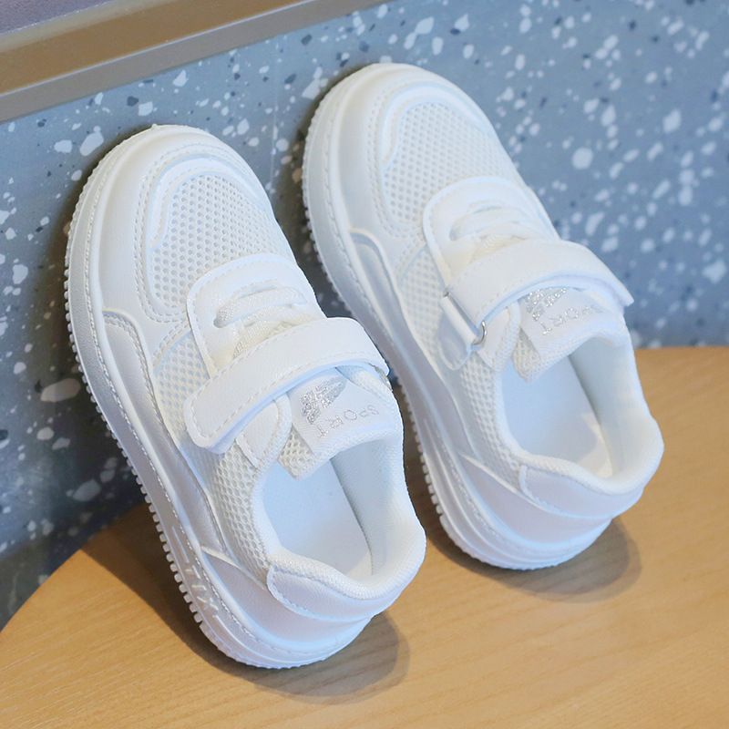 Toddler Shoes for Kids Mesh Sneakers Boys Sport Breathable Tennis Shoes Youth Girls Summer Fashion White Running Shoes Trainers Size 21 - 38 H0733