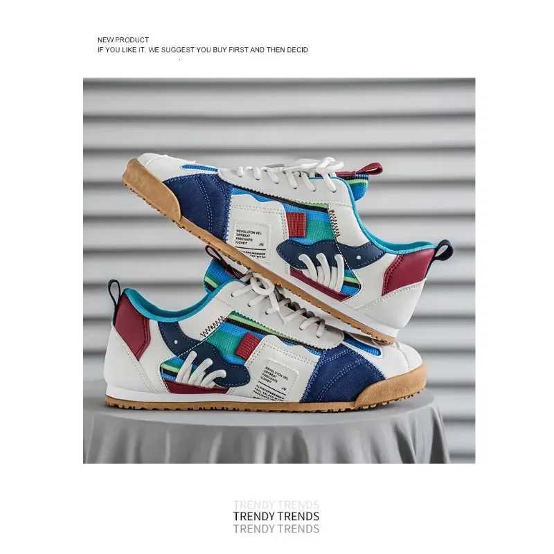 Popular light luxury highend mesh casual sports mens shoes Forrest Gump shoes Z250930