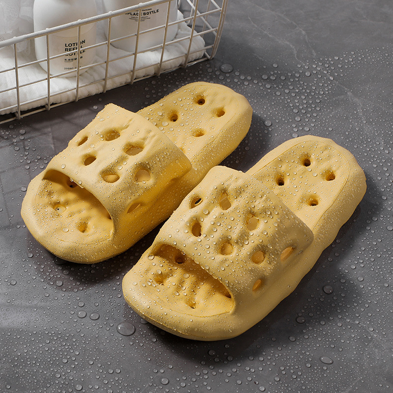 Bathroom Women, Water-Draining, Quick-Drying, Hollow Design, Non-Slip, Indoor Quiet, Hotel Summer Cool Slippers for Men ddmymarket