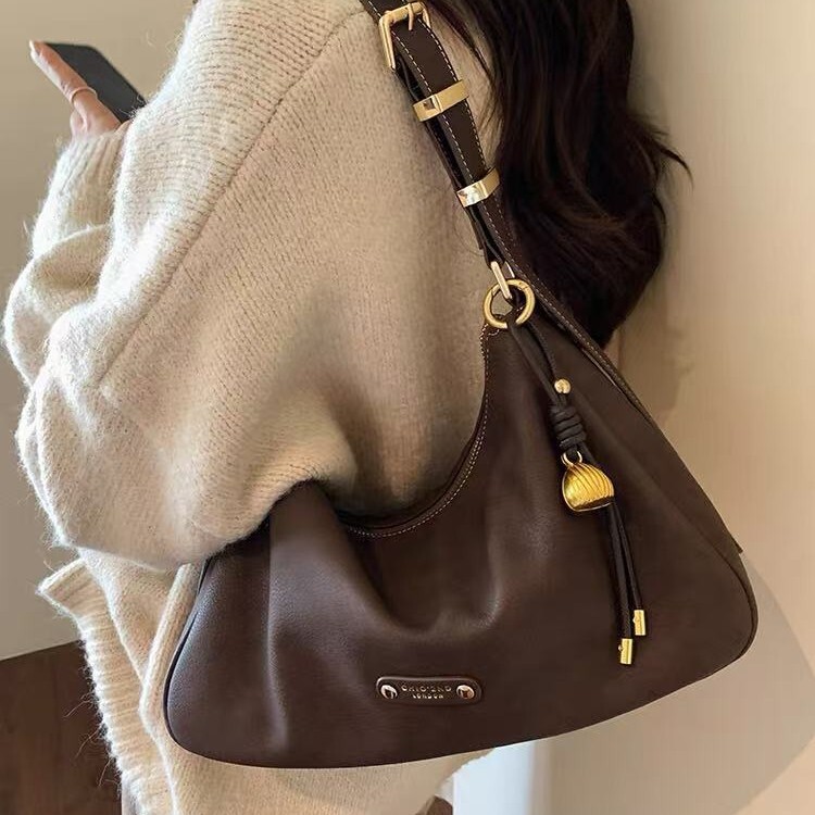 New high-end women's handbag luxury bag women's new shoulder bag diagonal body commuting bag designer bag wallet crossbody bag