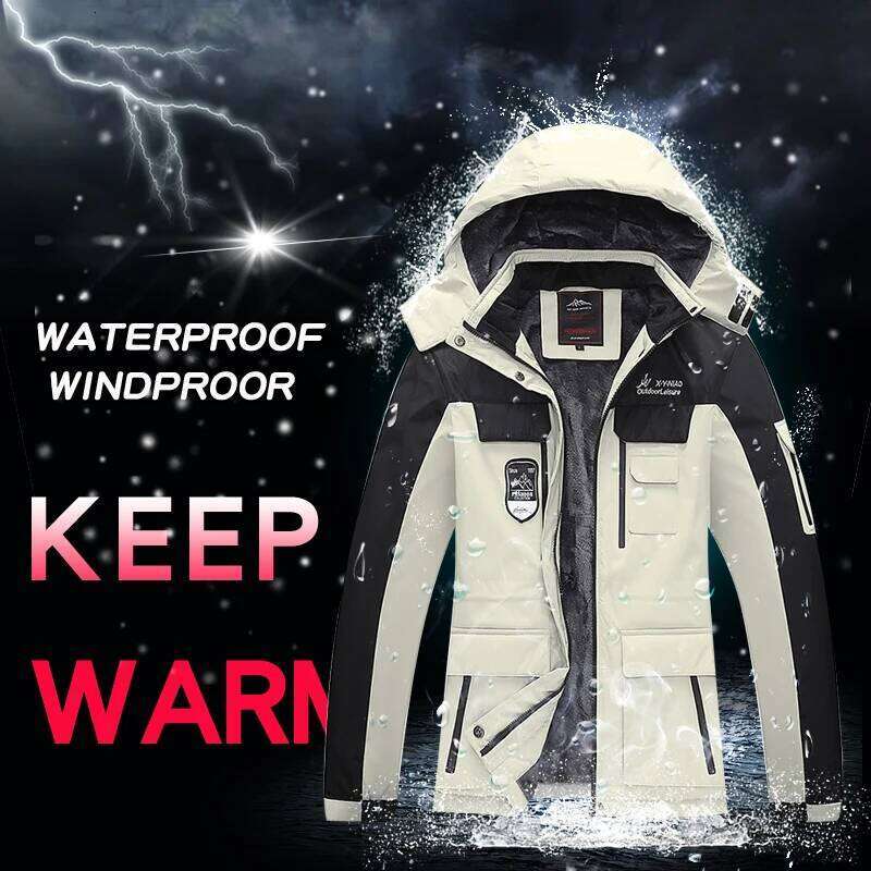 Women Suit Ski Pants Winter Warm Windproof Waterproof Fleece Jacket Female Outdoor Snow Coat Trousers Snowboard Wear