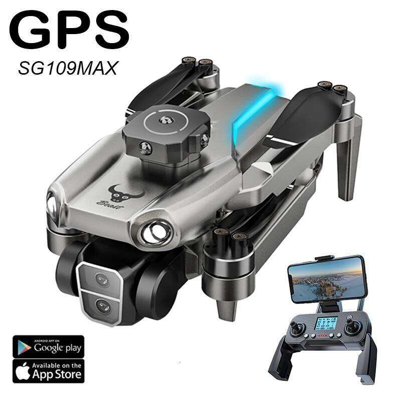 Sg109 PRO Max Drone 4K GPS 8K HD Dual Camera Professional Aerial Photography UAV Brushless Motor Quadcopter Toys Aircraft