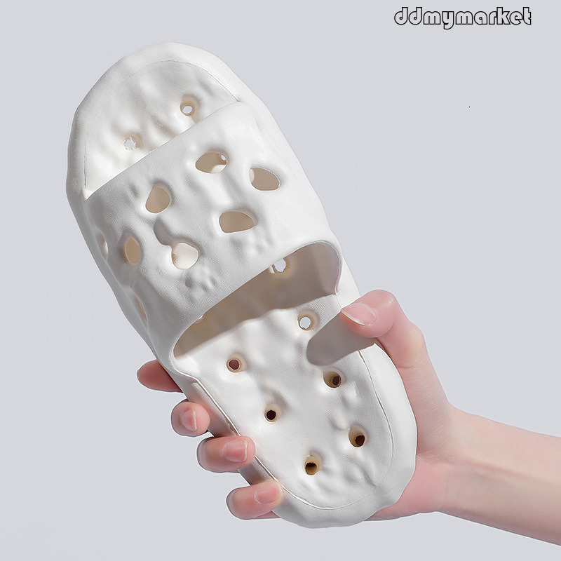 Bathroom Women, Water-Draining, Quick-Drying, Hollow Design, Non-Slip, Indoor Quiet, Hotel Summer Cool Slippers for Men ddmymarket