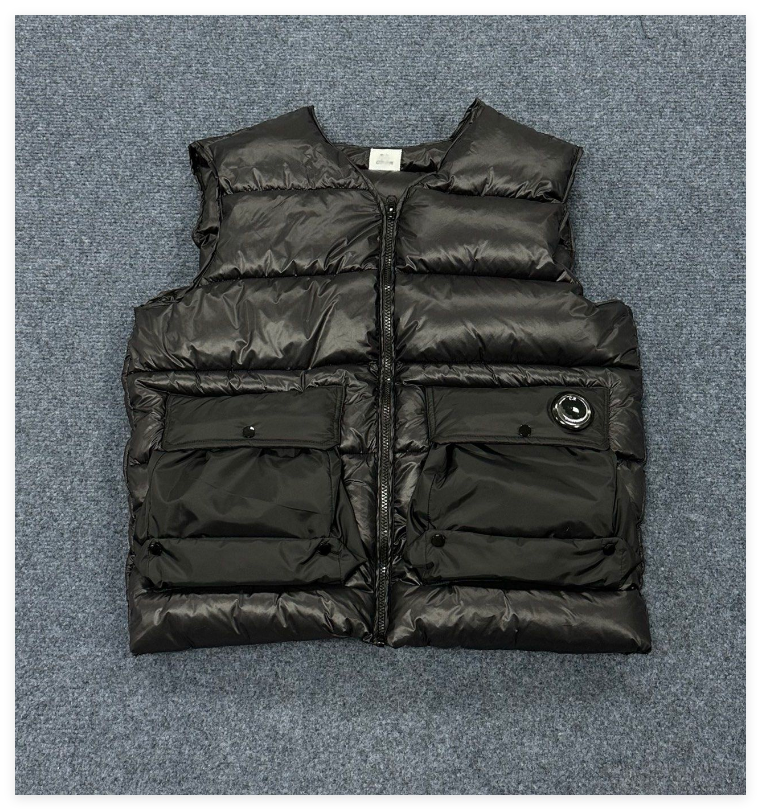 Fashion Men's Vests Coats Windbreaker Zipper Outwear Coat Men Jacket Women Vest Clothes Down Parkas Warm Sleeveless Casual Waistcoat