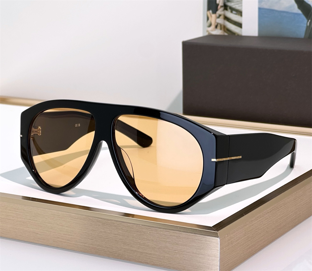 Fashion classic designer mens women sunglasses 1044 vintage pilot shape oversized glasses summer popular leisure style eyewear Anti-Ultraviolet come with case