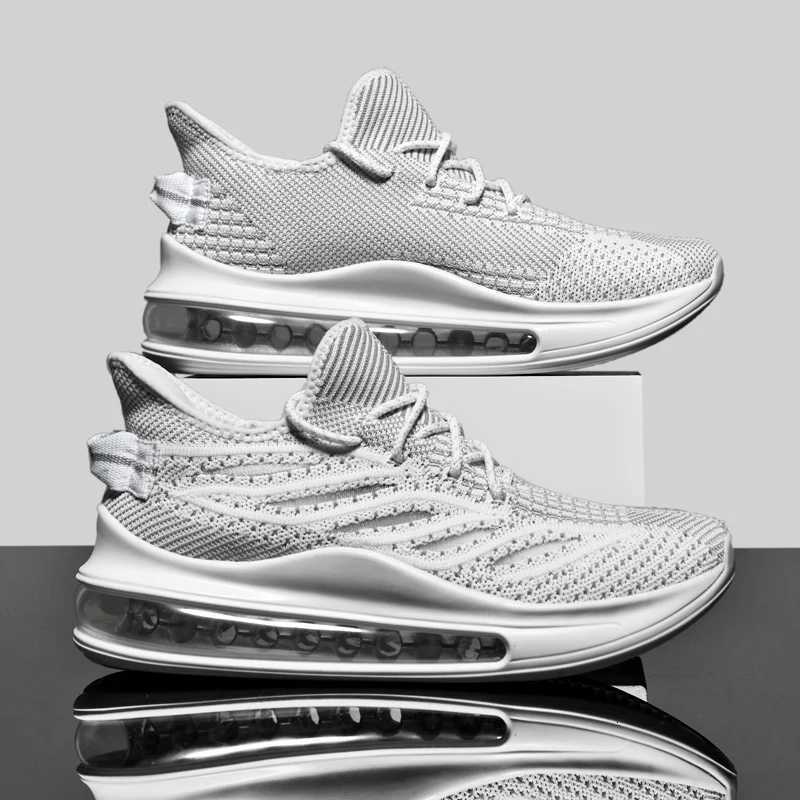 2025 Air Cushion Men Running Breathable Marathon Sports Shoes Lightweight Sneakers Womens Comfortable Athletic Training Shoes Z250930