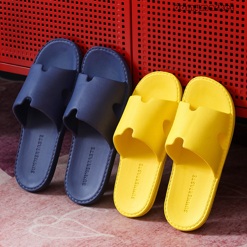 Summer Slippers Women with Soft Cushioning, Home Use, Simple Design, Bathroom Shower, Non-Slip, Lightweight Indoor Sandals for Men and Couples ddmymar