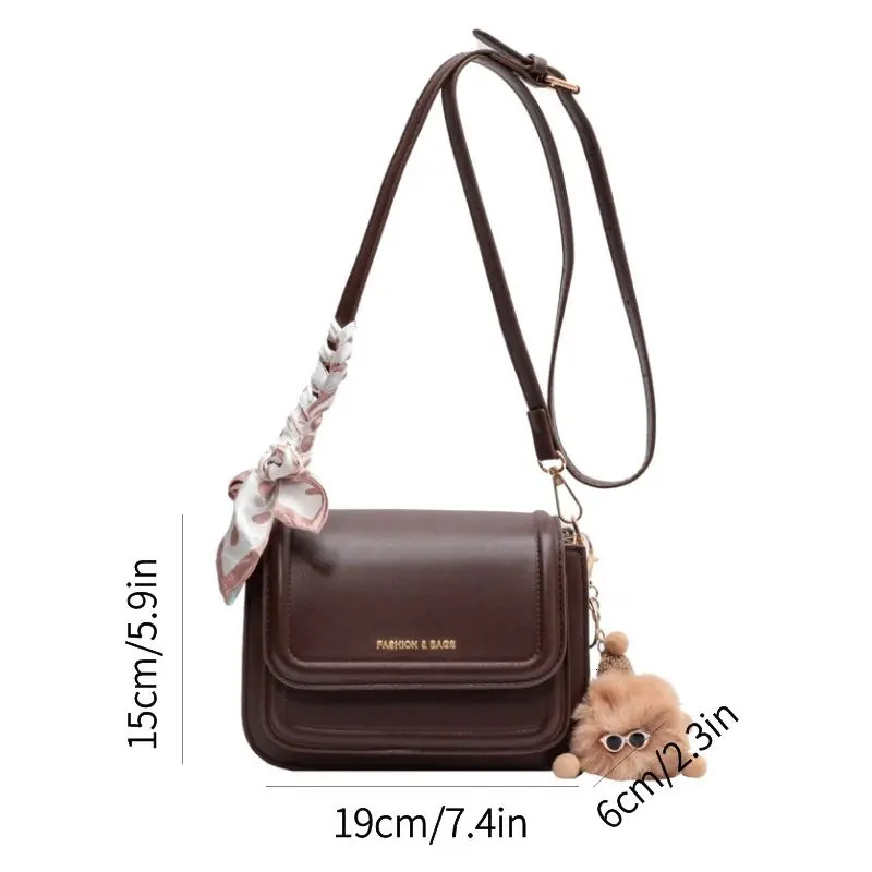 Leather Shoulder Bag Purse for Women Fashion Crossbody Bags Underarm Bag Small Square Satchel Handbag 250930