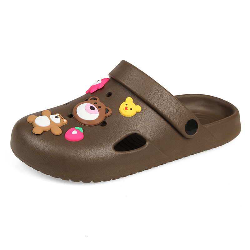Women's Clog Shoes Closed-Toe Home Non-Slip Bathroom Shower Summer Soft Sole Lightweight Outdoor Wearable Slippers for Men ddmymarket