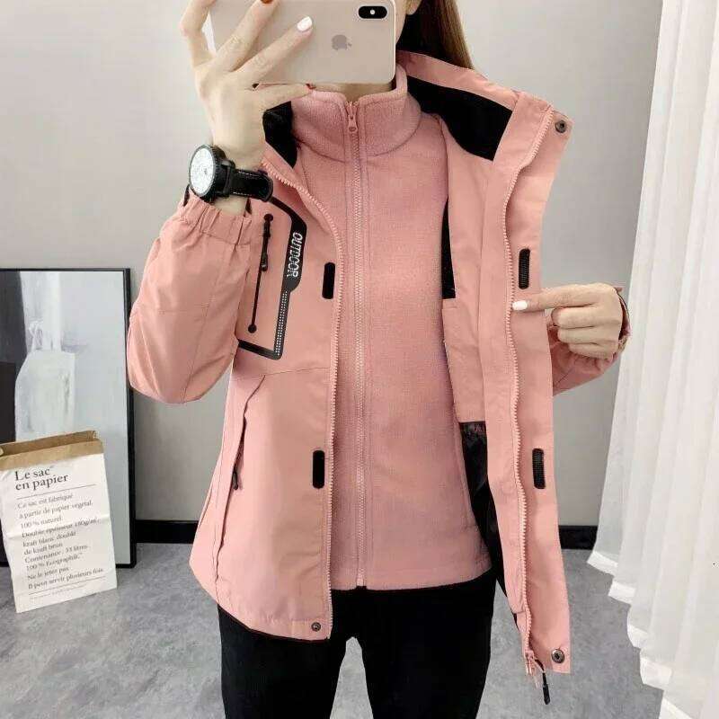 Suit For Women Waterproof Fleece Jacket Pants Women's Snow Snowboard Suits Female Winter Sports Warm Breathable Ski Set