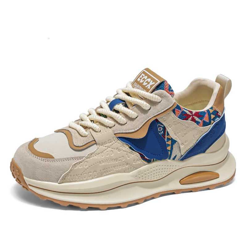 Mens Shoes 2025 Spring New Casual Versatile Comfortable Fashion Trend Niche Nonslip WearResistant Retro Sneakers Z250930