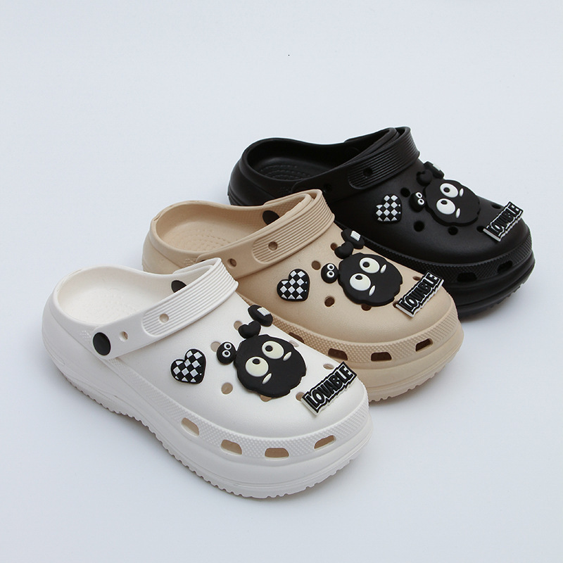 New Thick-Soled Height-Increasing 6cm Clogs Women, Summer Fashionable Casual Lightweight Non-Slip Wearable Outdoor Sandals for Men ddmymarket