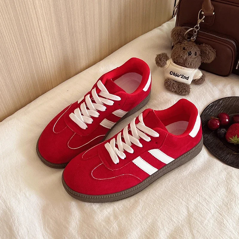 Women Sneakers Red Women Shoes Softsoled Casual Sport Shoes Ladies Outdoor Running Vulcanized Shoes Women Zapatillas Mujer 250930