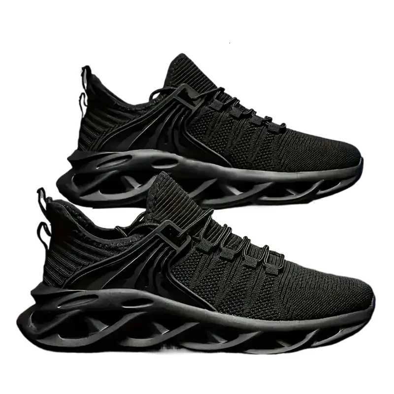 Mens Breathable Casual Sneakers Air Mesh Running Shoes Lightweight Summer Outdoor Fashionable Rebound Running Shoes Z250930