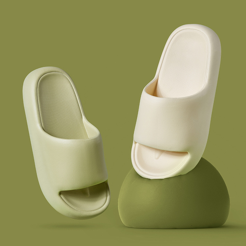 EVA Stepping Comfort Outdoor Couple Bathroom Non-Slip Home Indoor Thick Sole Slippers for Women Summer ddmymarket