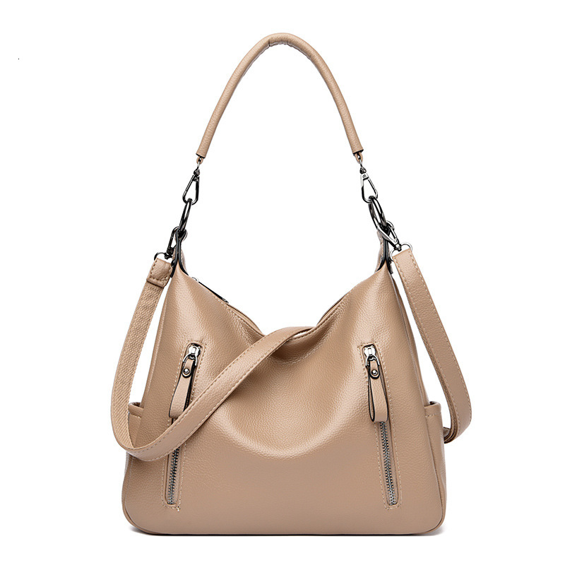 New cross-border hot selling women's style crossbody bag luxury bag cowhide soft leather armpit bag designer bag handbag shoulder bag