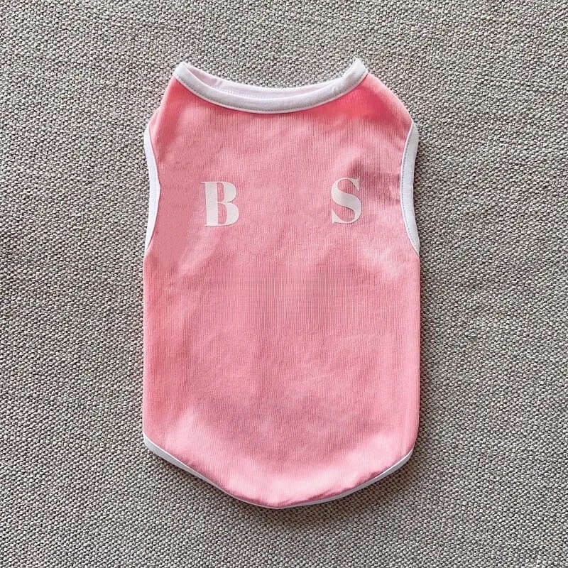 2025 new Designer Pet Breathable Tshirt Letter Print Clothes Girl Dog T Shirt Vest Summer Shirts for Small Dogs Puppy Boy XXL A215