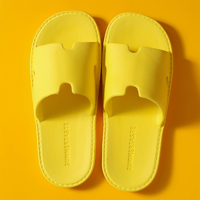 Summer Slippers Women with Soft Cushioning, Home Use, Simple Design, Bathroom Shower, Non-Slip, Lightweight Indoor Sandals for Men and Couples ddmymar