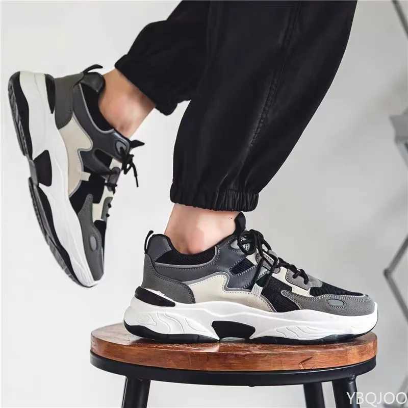 Spring fashionable versatile thick soled anti slip sneakers mens new breathable mens shoes casual comfortable mens shoes copy Z250930