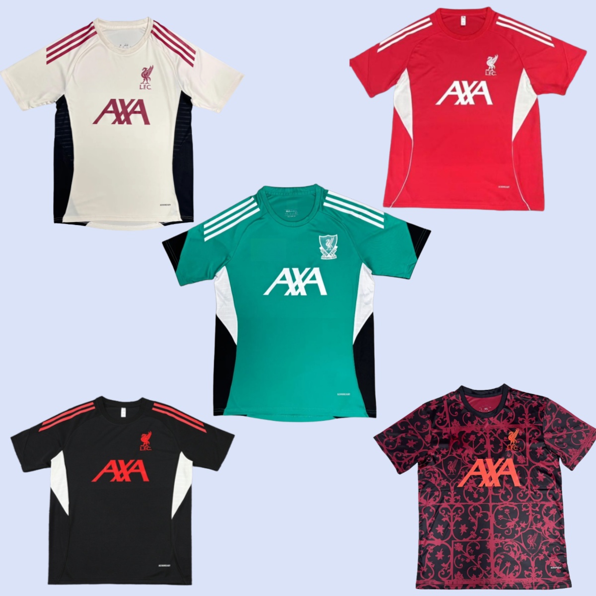LIV The RedsMohamed Salah Darwin Nunez 25 26 LFC Football training suit Dominik Szoboszlai Andy Robertson Alisson Men's Children's Family Outdoor Sports Set