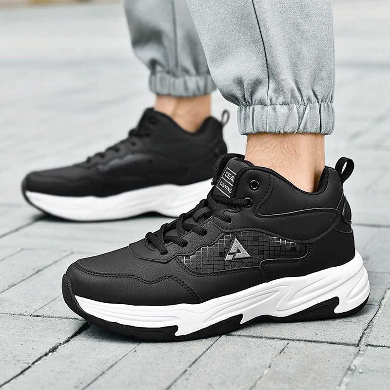 mens sports shoes outdoor four season casual fashion light thick soled anti slip running fashion wearresistant casual sneakers Z250930
