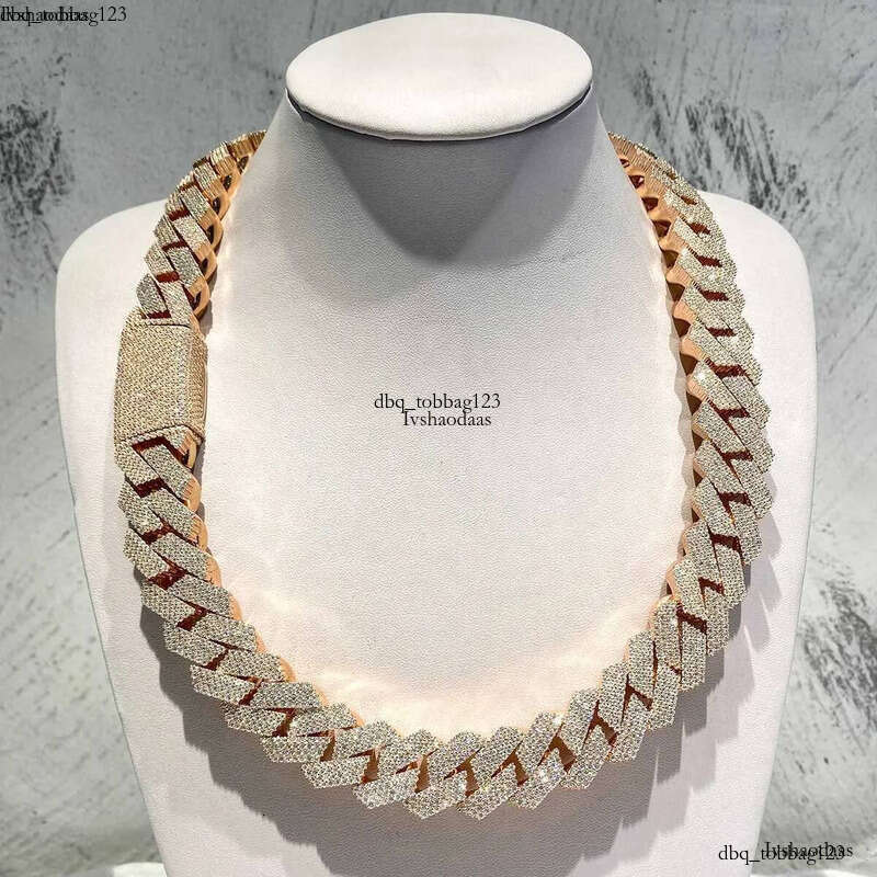 necklaces designer jewelry necklace cuban k chain Pendant Necklaces Iced Out Pass Dia Tester Sterg Sier Necklace Vvs Moissanite chains for men