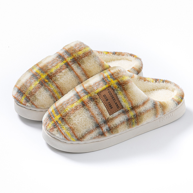 2025 New Non-Slip Warm Maternity Shoes Women Home Cotton Slippers for Men ddmymarket