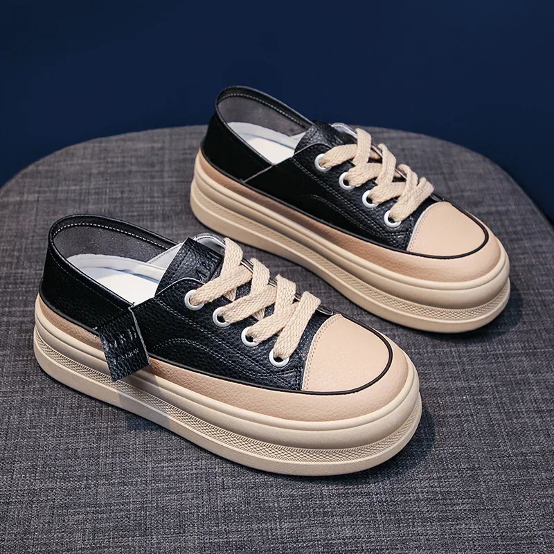 Spring Autumn Thick soled Shoes Women Walking Sneakers Casual Lace Up Travel footwear outdoors non slip Shoes Zapatos Mujer 250930