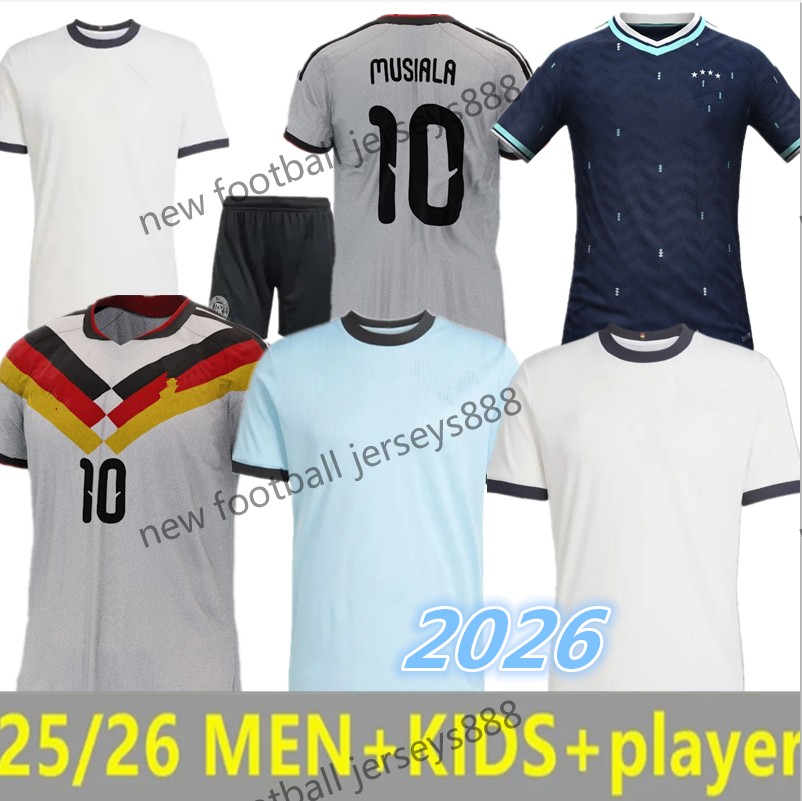 2026 Germany Soccer Jersey World Football Shirt 25 26 Cup Home away third camiseta de futbol Men kit kids Equipment s-4xl