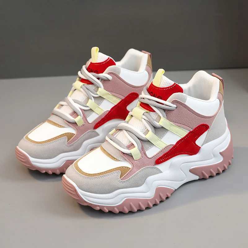 Sneakers for Women 2023 Autumn Slip on Breathable Mesh Casual Shoes Woman Heels Loafers Z250930
