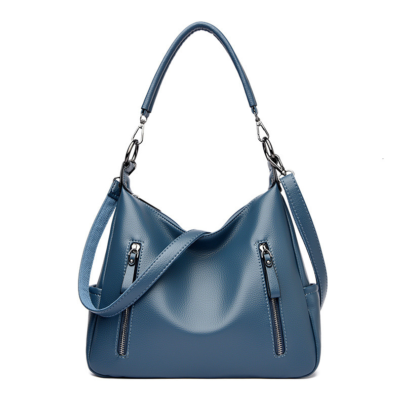 New cross-border hot selling women's style crossbody bag luxury bag cowhide soft leather armpit bag designer bag handbag shoulder bag