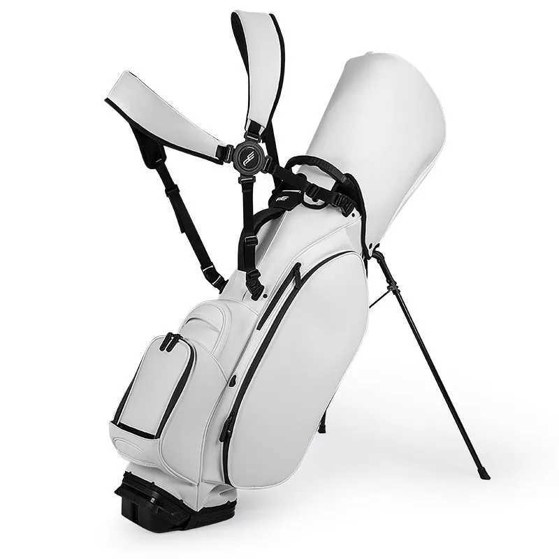 PLAYEAGLE Lightweight Golf Stand Bag PU Leather Golf Bag Durable Portable Design for Men Women Players PEHBZJQB001 J250930