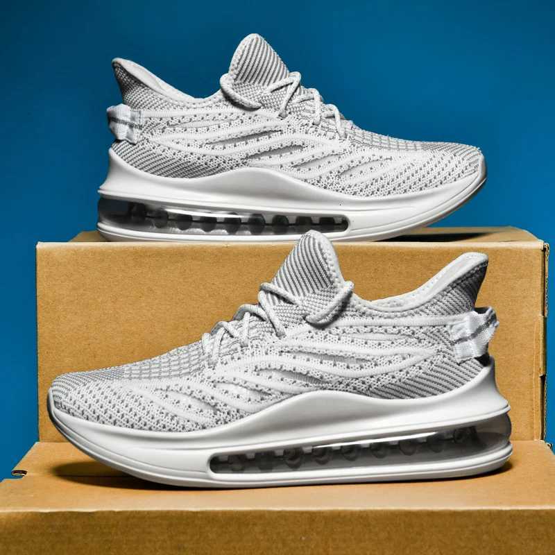 2025 Air Cushion Men Running Breathable Marathon Sports Shoes Lightweight Sneakers Womens Comfortable Athletic Training Shoes Z250930