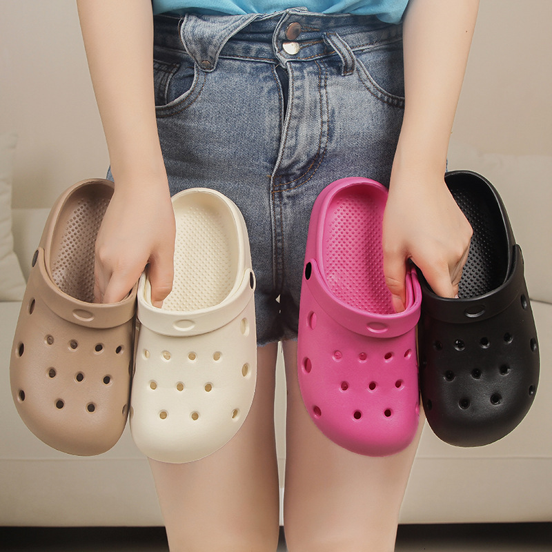 Women's Summer Trendy 2025 New Outdoor Soft Sole Beach Closed-Toe Sandals and Half Slippers ddmymarket