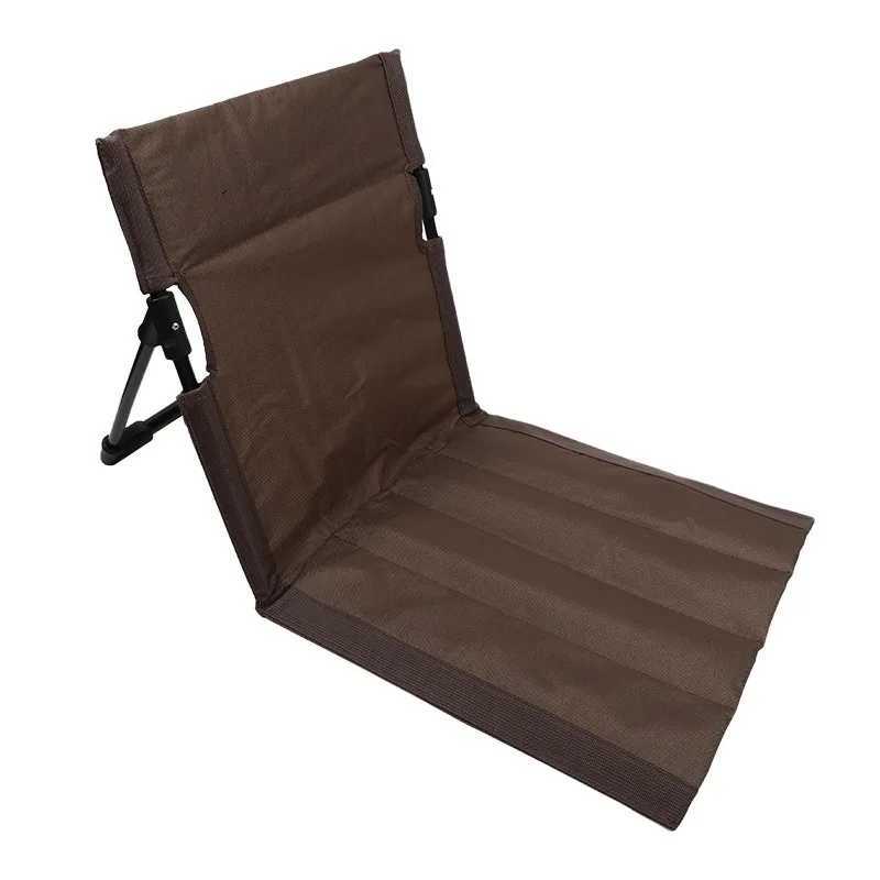 Portable Lazy Camping Beach Chair Folding Lounge Chair For Camping Park Lawn Picnic Casual Set With Backrest And Carryon Bag J250930