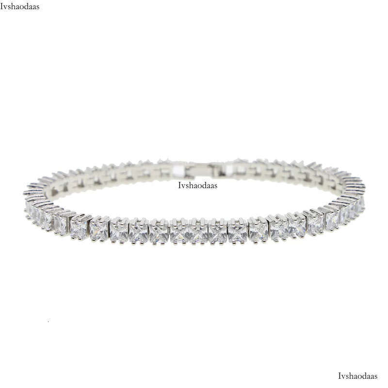 Hip Hop 3mm-4mm-5mm6mm Tennis Men's Chain Women's Pulseiras Jewelry Bracelet