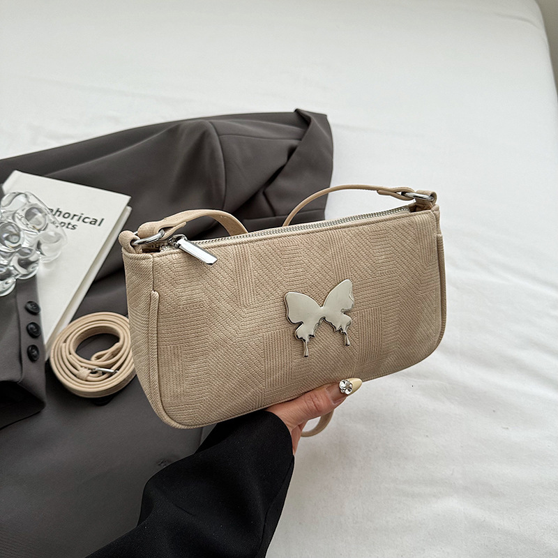 2025 Super Popular Women's Underarm Bag Fashion Elegant Luxury Bag Butterfly Design Autumn/Winter Korean New Shoulder Bag Designer Bag