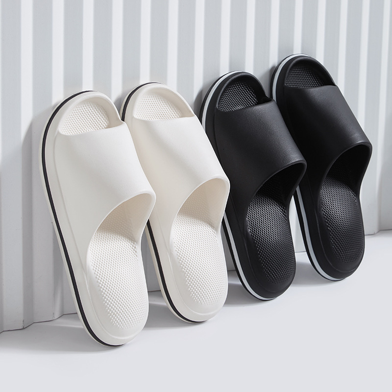 New Style Cushioned Women, Thick-Soled Non-Slip Bathroom Sandals, Home Use Air Cushion Slippers for Men, Summer ddmymarket