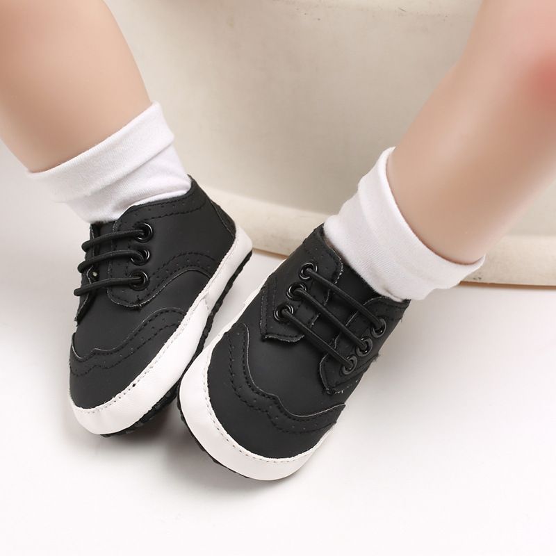 Baby baptism Shoes For Boy Newborn White Causal Soft Sole Antiskid Girl Shoes Kidszworld Toddler Infant First Walker Shoes 0-18M K0444