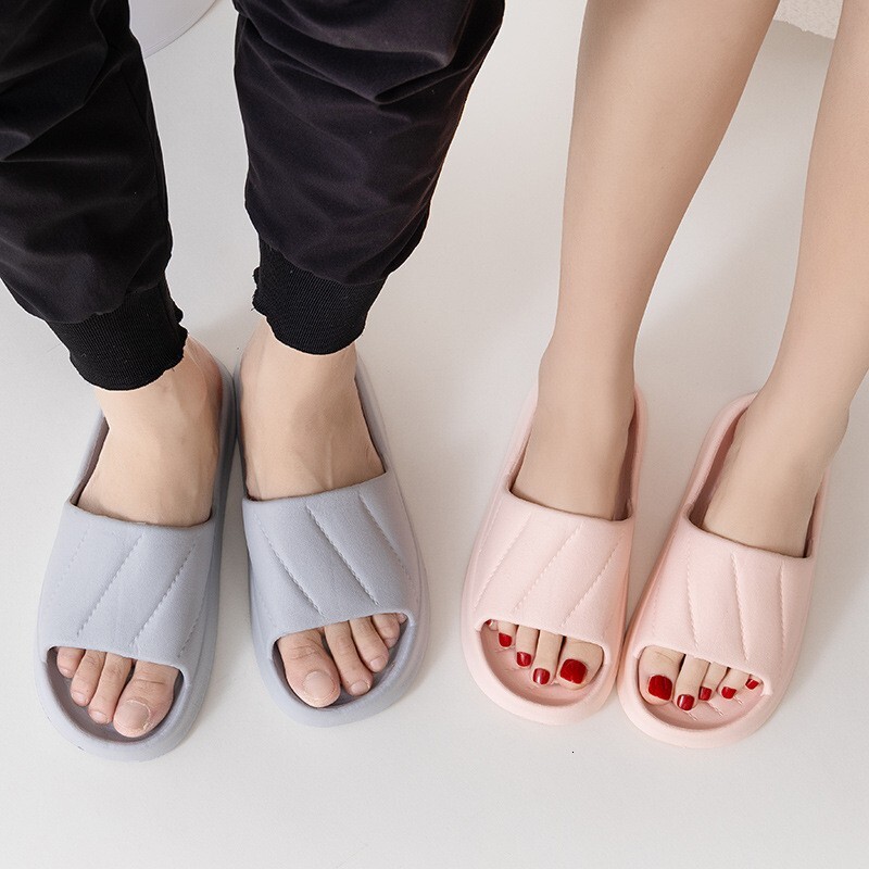 Men's Summer New Slippers Home Bathroom Shower Non-Slip Thick Sole Sandals for Outdoor Wear ddmymarket