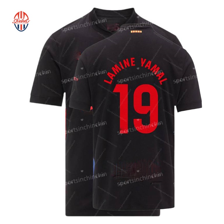 Customizable home and away jerseys for the 2526 season, Rafinha, Marlewan, Messi, Rashford, Gavi, Pedri, adult casual short-sleeved, children's t
