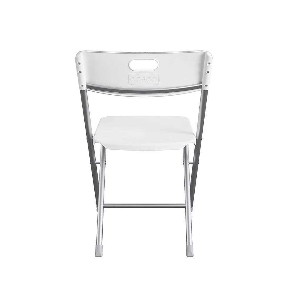 Durable Folding Chair with Resin Seat and Back Lightweight Steel Frame Indoor Outdoor Use Perfect Events and Everyday Seating J250930