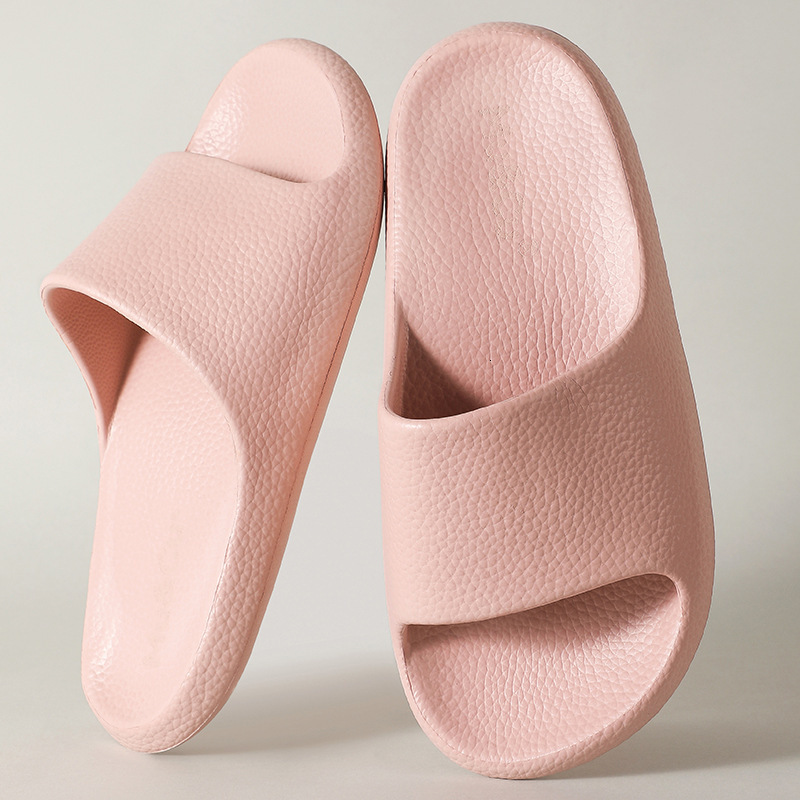 EVA Women's Slippers Men's Summer Bathroom Indoor Home Use Bath Non-Slip Leather Texture Odor-Free Couple Soft Sandals ddmymarket