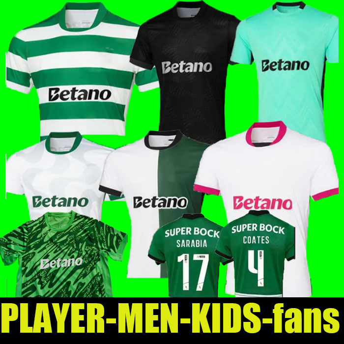 S-4XL Lisbons Sporting CP 25/26 3rd soccer jerseys Pink October Lisboa CR7 HJULMAND GYOKERES COATES J.Palhinha PEDRO G. MORITA SARABIA football shirts Men Kids Kit sets