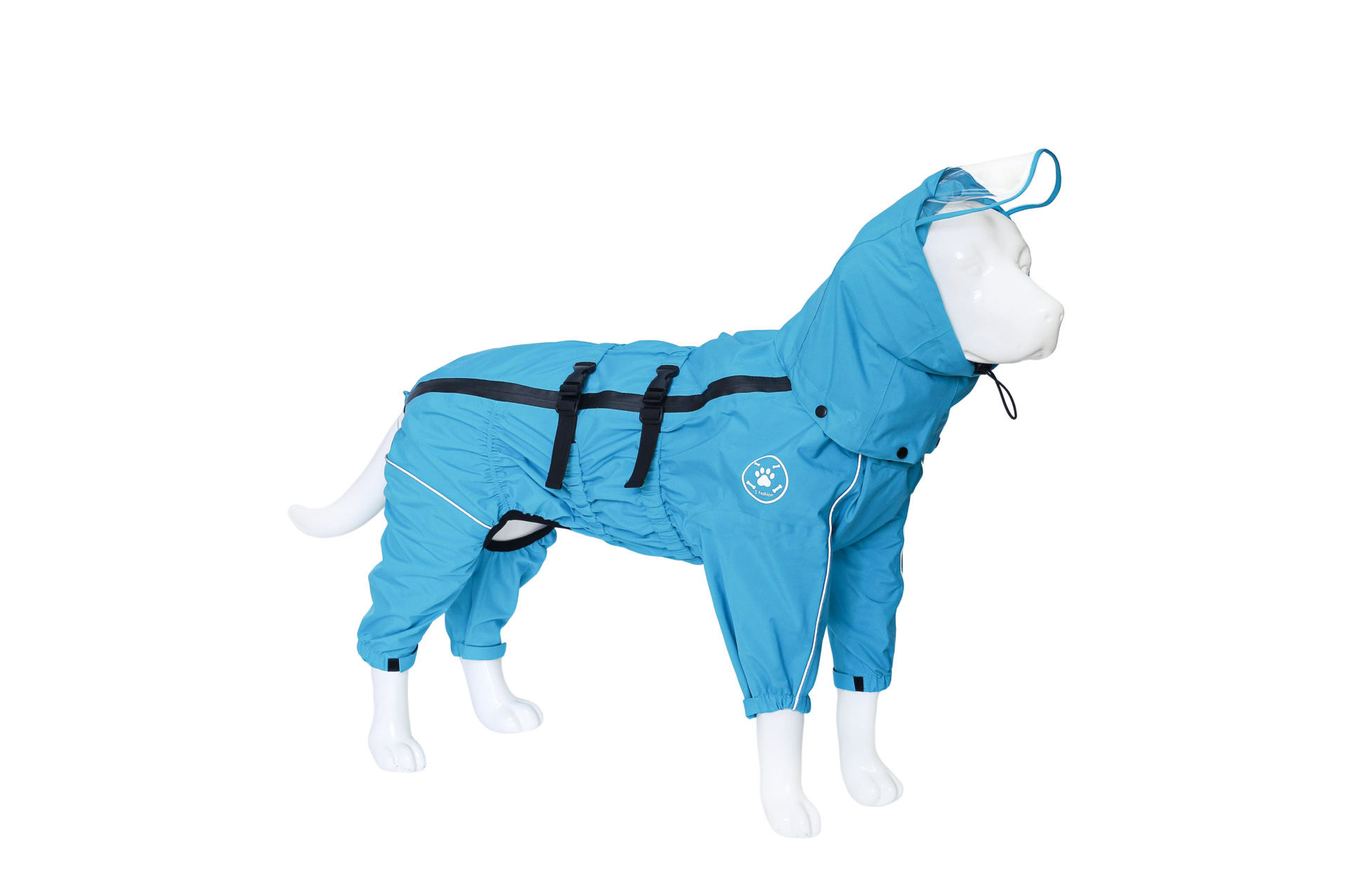 K3119 Cross-border wholesale dog four-legged raincoat large dog waterproof windproof jacket Golden Retriever Alaskan pet outdoor raincoat