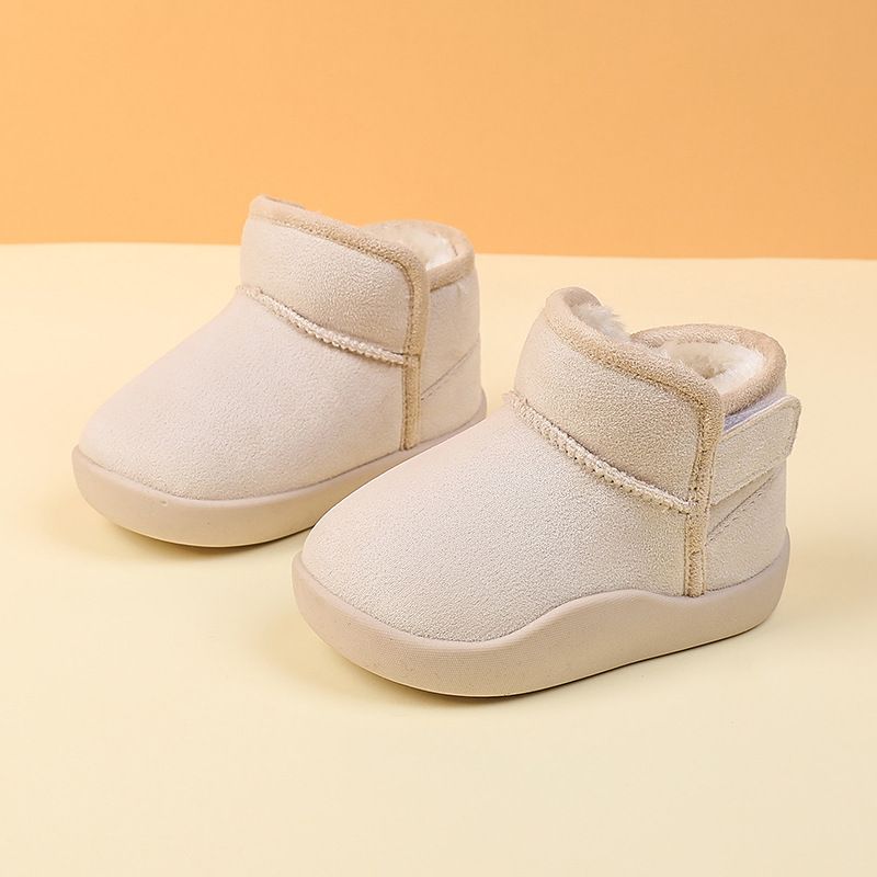 Kid Snow Boots Children Winter Boots Kids Outdoor Plush Cotton-padded Shoes Kidszworld Soft-soled Non-slip Infant Toddler Shoes Size 20 -31 K0503