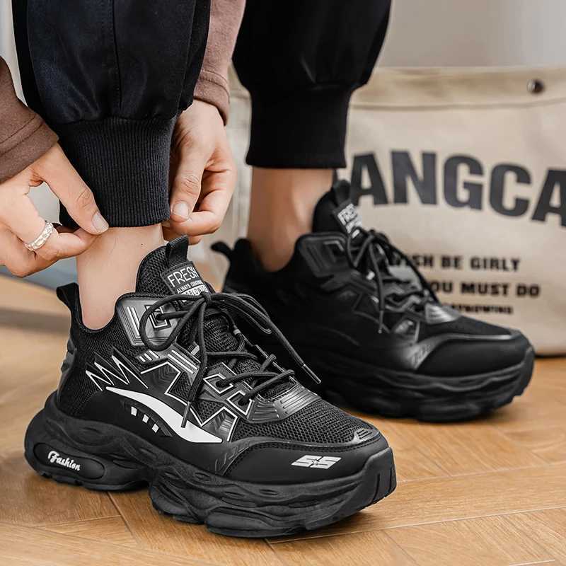 MansOutdoor Sports Casual Trekking Sneakers Breathable Hiking Shoes LaceUp Nonslip Comfortable Versatile Mens Shoes Z250930