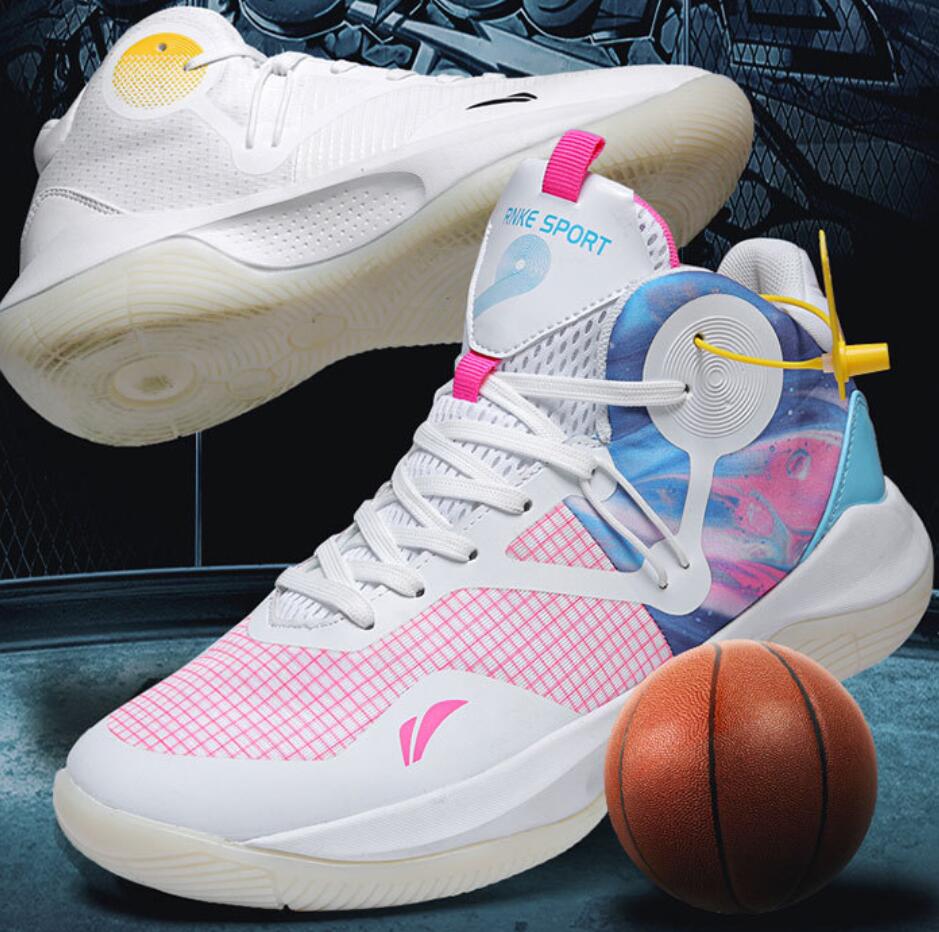 New mesh basketball shoes for male and female couples student and children's sports shoes practical basketball shoes battle boots Z 10.2-4