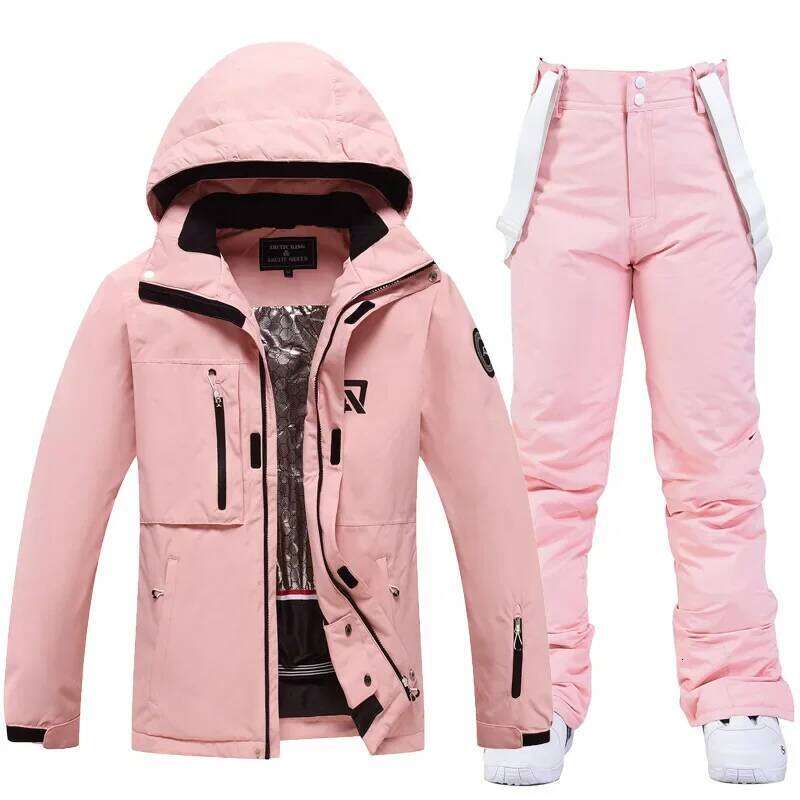 New High Quality Women Winter Warm Windproof 10K Waterproof Snowboarding Sets Snow Jackets And Pants Baggy Ski Suit Brand