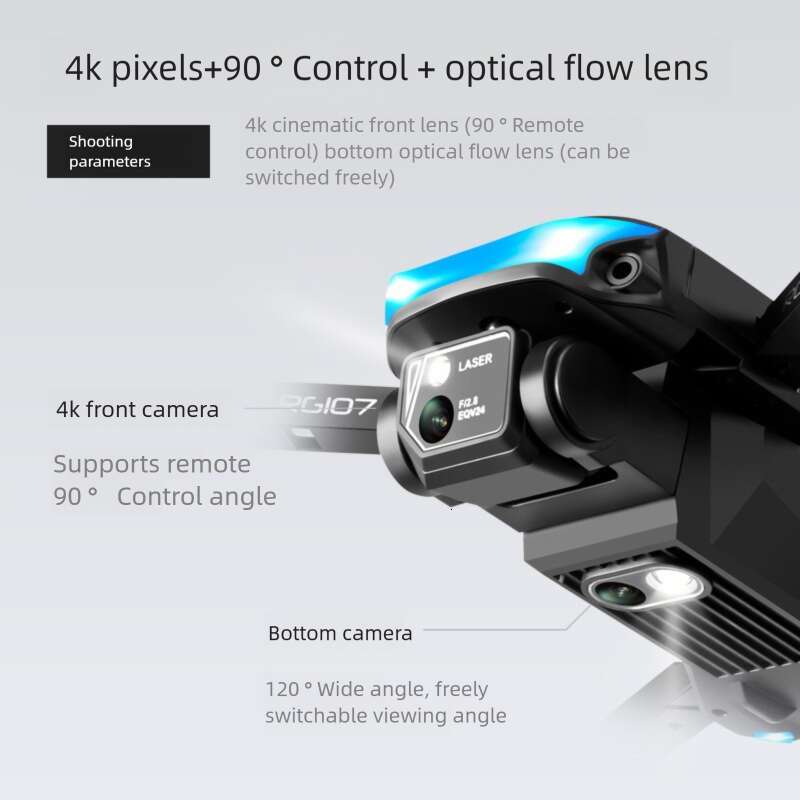 Foldable HD K Aerial Photography Dual Camera Obstacle Avoidance Quadcopter Altitude Hold Drone